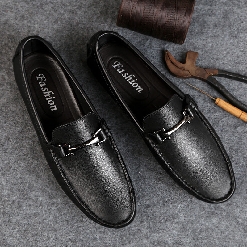 Genuine Leather High Quality Loafers Men Shoes - Tophatter Daily Deals