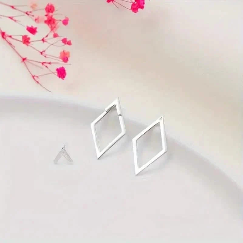 Geometric Stud Earrings Earrings - Tophatter Daily Deals