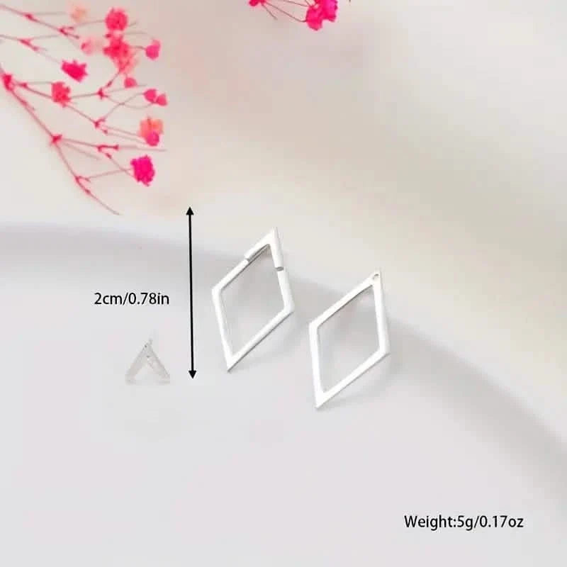 Geometric Stud Earrings Earrings - Tophatter Daily Deals