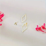 Geometric Stud Earrings Earrings - Tophatter Daily Deals