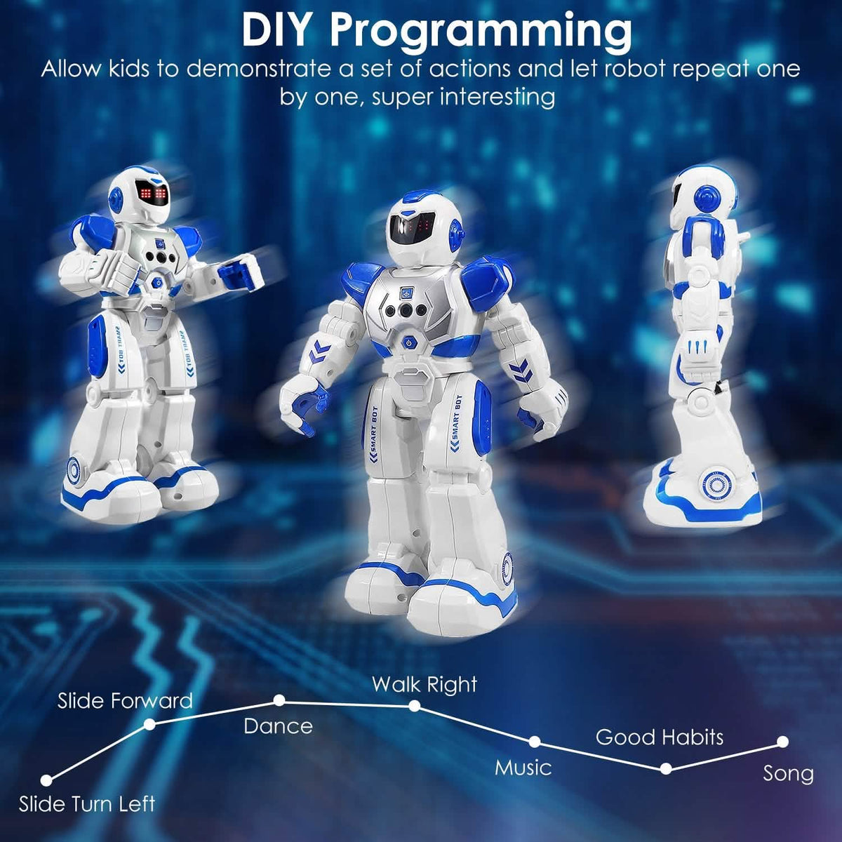 Gesture Sensing Intelligent Remote Control Robot Toys & Games - Tophatter Daily Deals