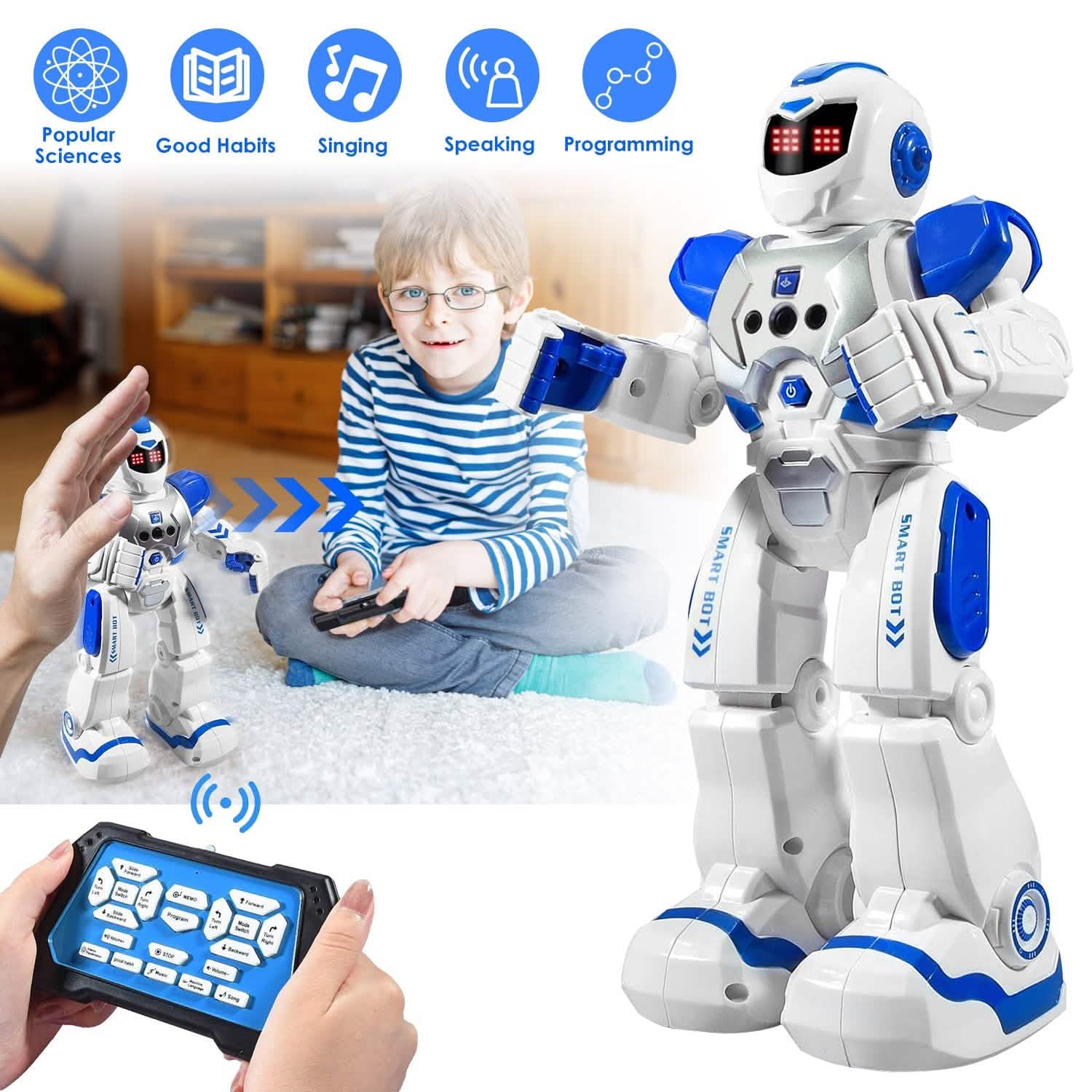 Gesture Sensing Intelligent Remote Control Robot Toys & Games - Tophatter Daily Deals