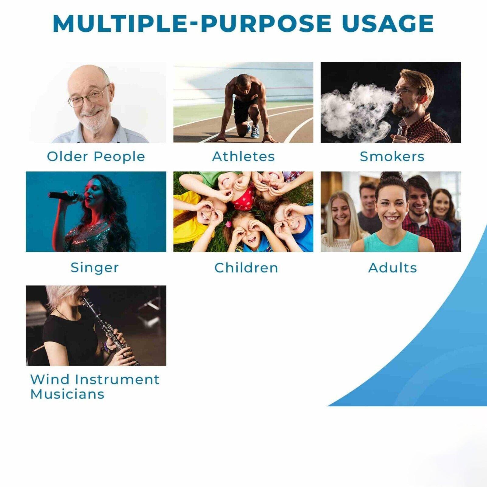 Lung Exerciser Device - Naturally Clear Mucus with The Breathing Exerciser Device Perfect Treatment Aid New Arrival - Tophatter Daily Deals