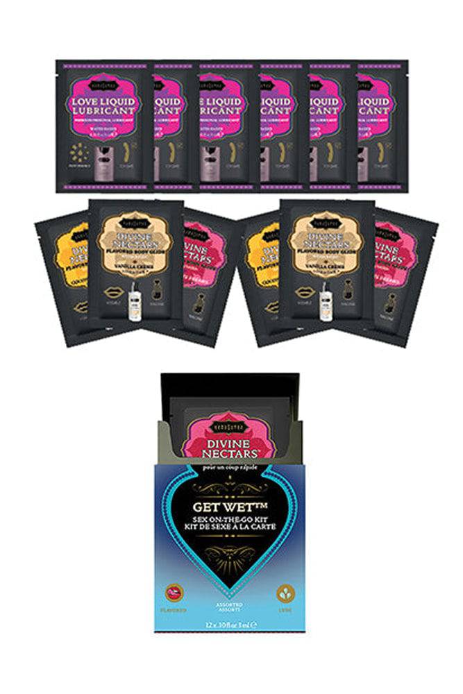 Kama Sutra - Get Wet On-The-Go Sex Lubricant Kit Liquid - Tophatter Daily Deals
