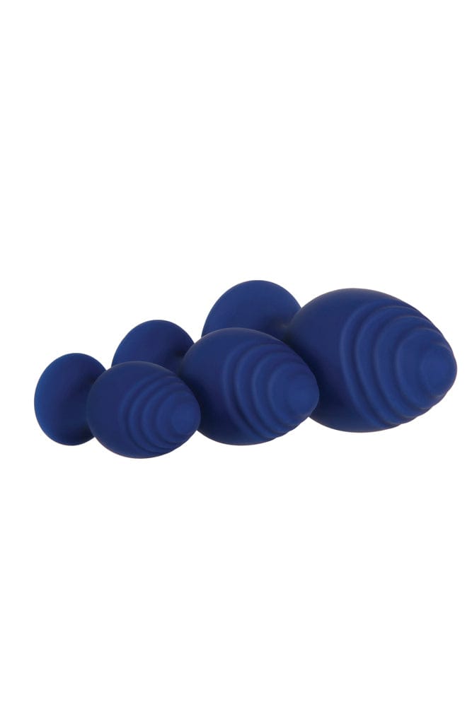 Evolved - Get Your Groove On Butt Plug Set - Navy Sex Toy - Tophatter Daily Deals