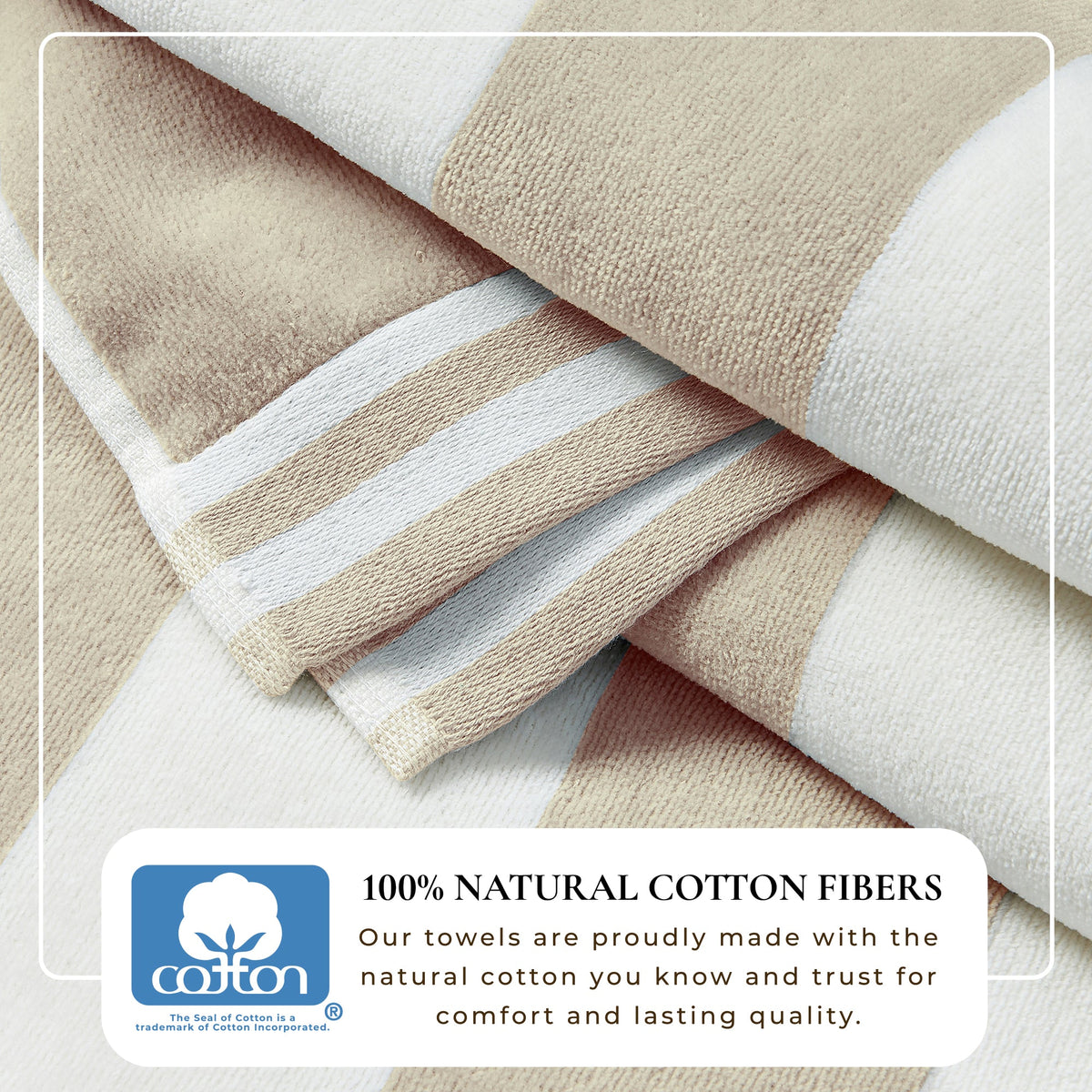 Striped Cabana Beach Towel - Edgartown Collection Bath - Tophatter Daily Deals