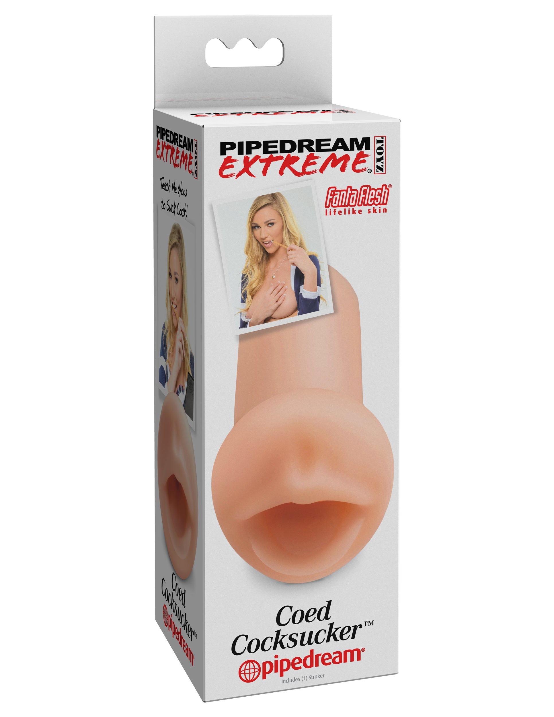 Pipedream Extreme Toyz Coed Cocksucker (Flesh) – Realistic Flesh Mouth Stroker > Sex Toys For Men > Masturbators > Manual - Tophatter Daily Deals