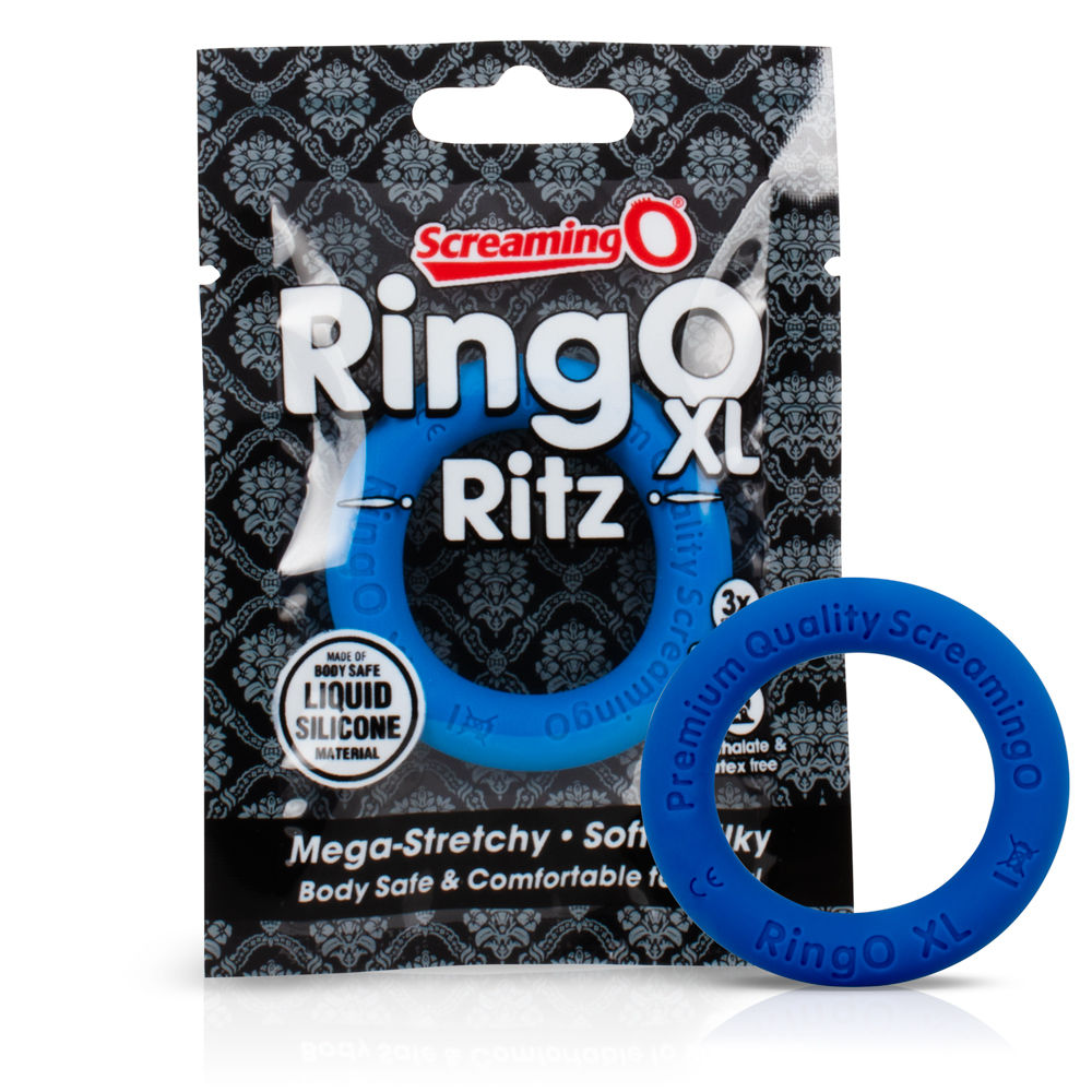 RingO Ritz XL (Black) Cockring > Cock Ring > Single - Tophatter Daily Deals