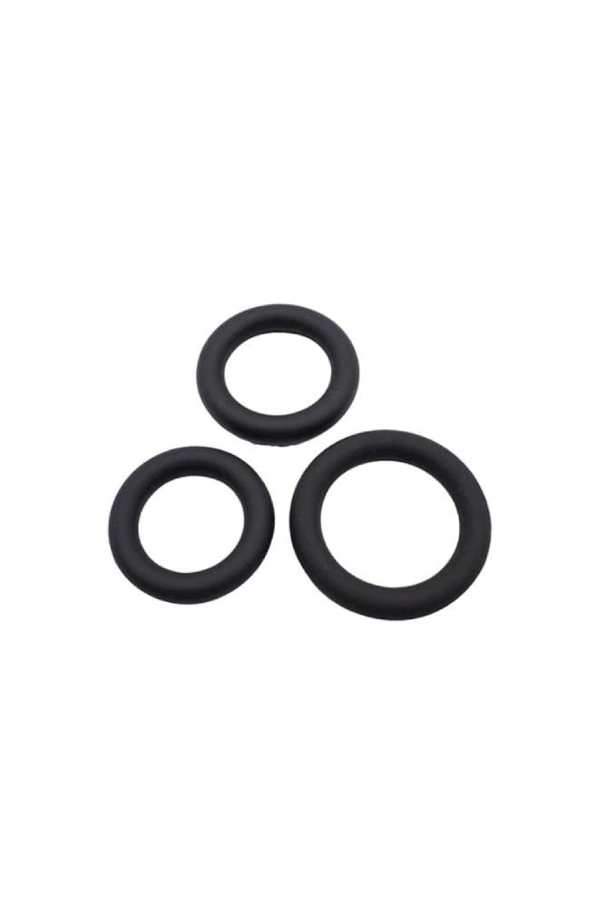 Shibari - Gender Fluid - Clenchers Tension Cock Ring Set - Black Sex Toy - Tophatter Daily Deals