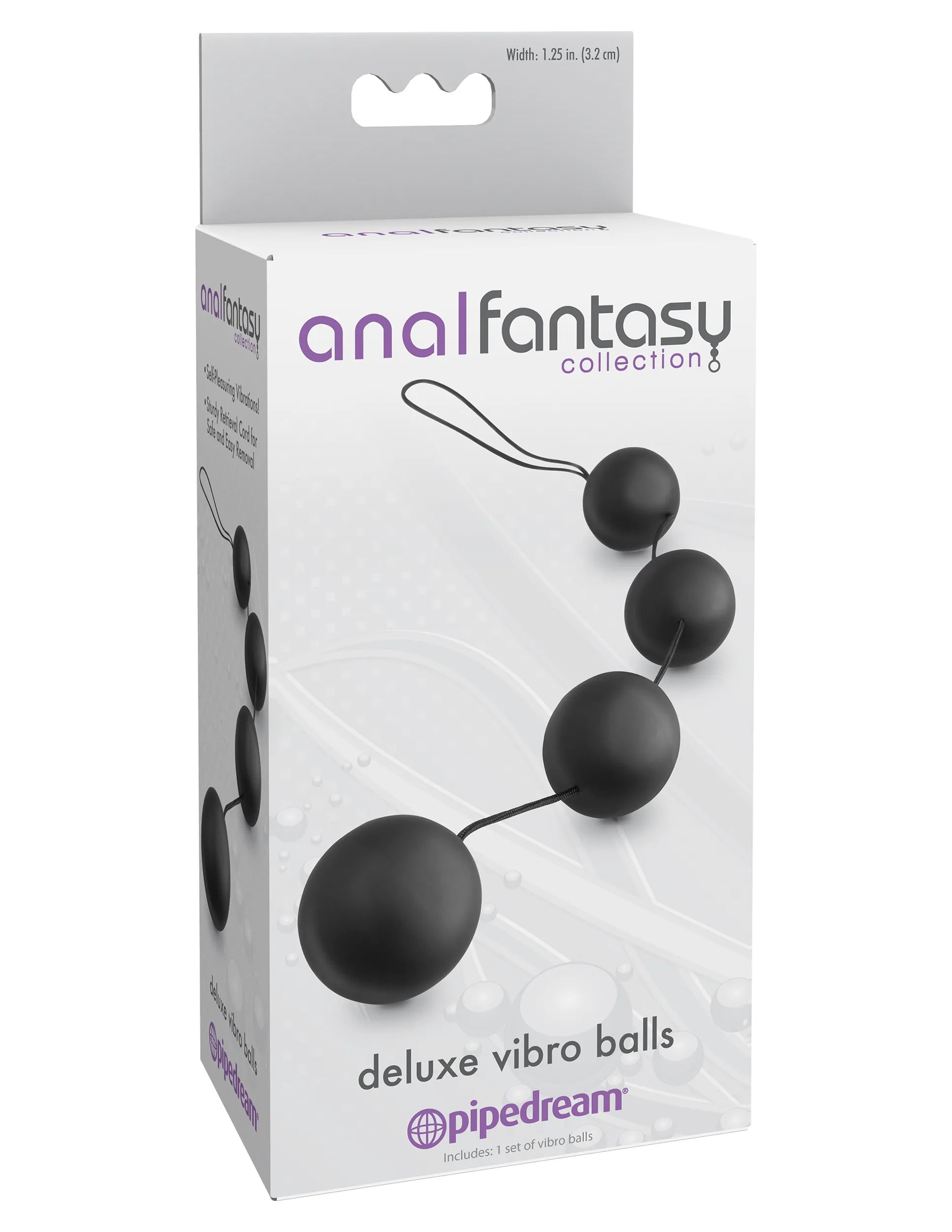 Anal Fantasy Collection Deluxe Vibro Balls – 1.25 Inch Vibrating Balls > Anal Range > Anal Beads - Tophatter Daily Deals