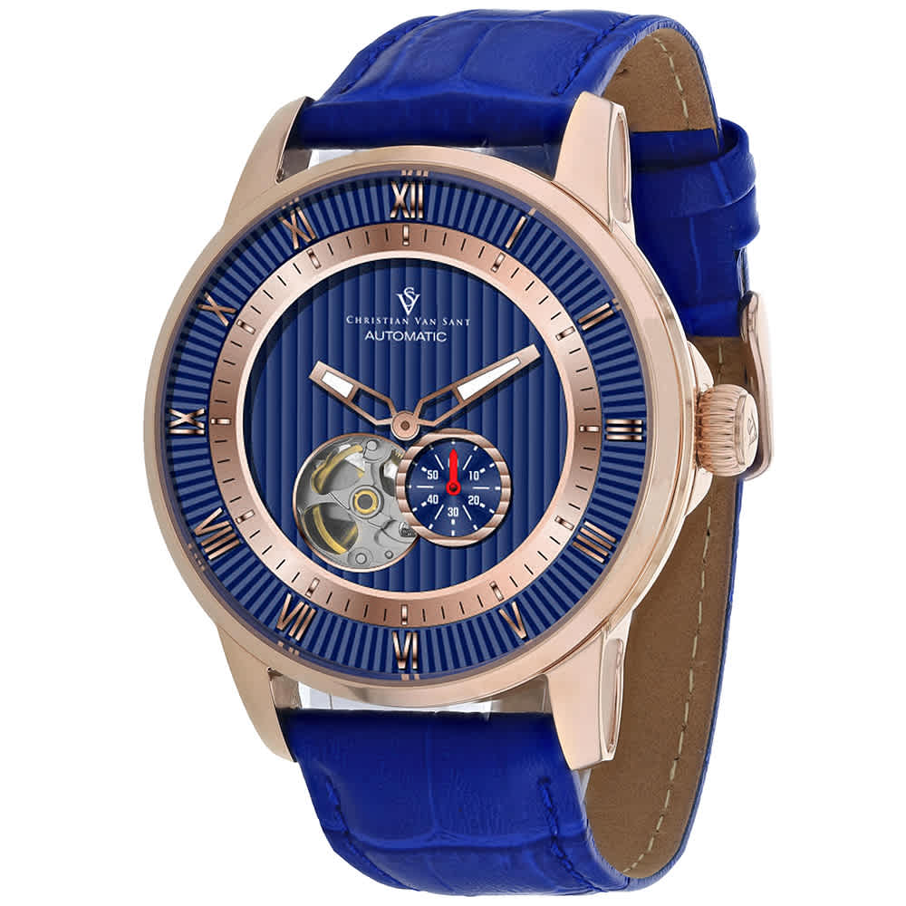 Christian Van Sant Men's Viscay // CV0554 Blue Watches - Tophatter Daily Deals