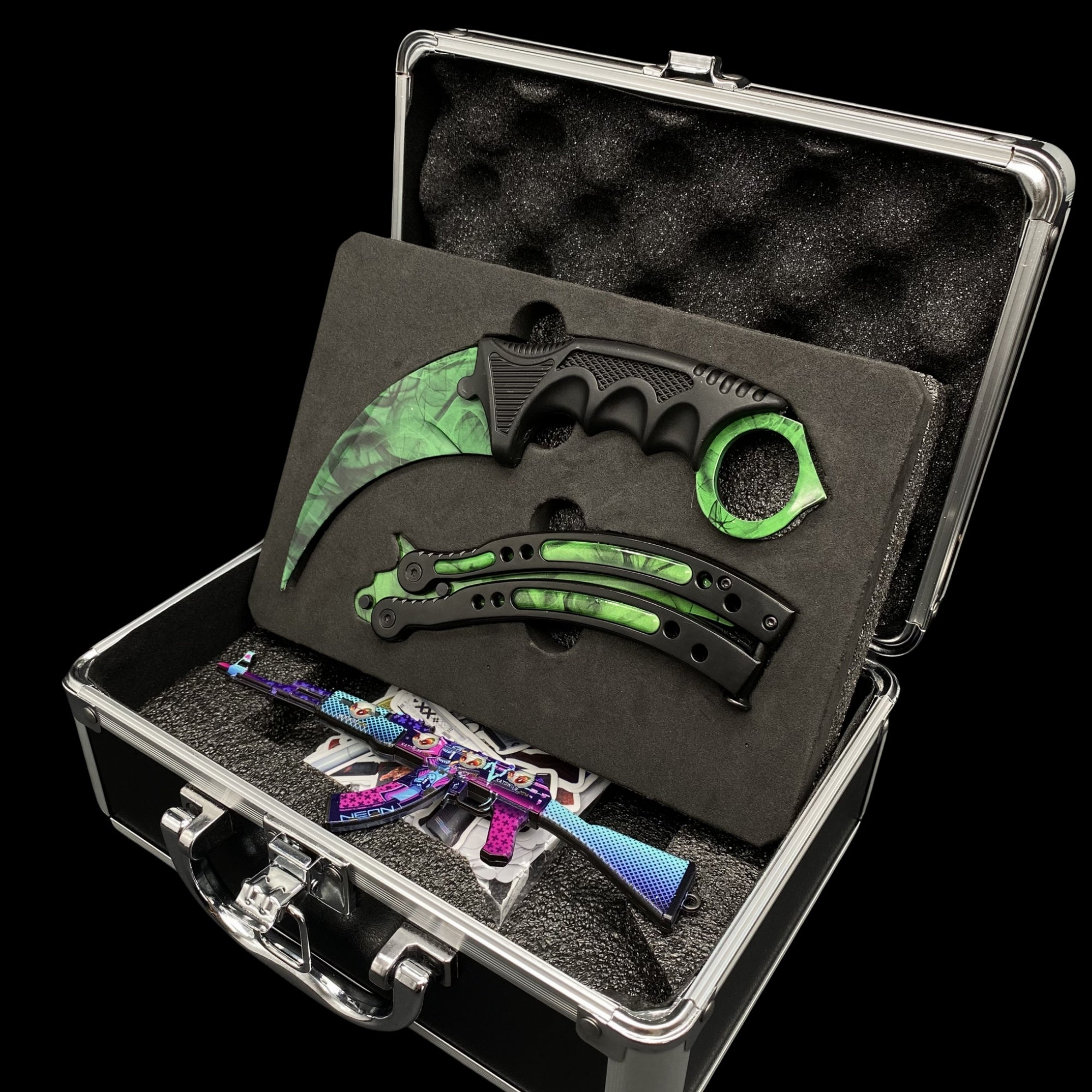 CSGO Mystery Box IRL Rare Skin Knife High End Aluminum Alloy Gift Box - Tophatter Daily Deals