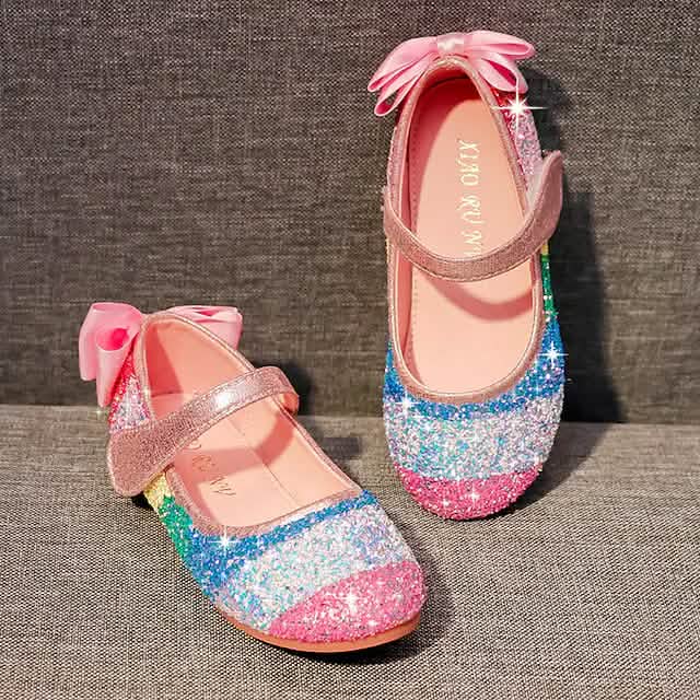 Girls' Glitters PU Sequined Jeweled Flat Shoes Kids' & Baby Clothing - Tophatter Daily Deals