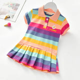 Girls Turn-Down Collar Summer Dress 3 D Flower Kids' & Baby Clothing - Tophatter Daily Deals