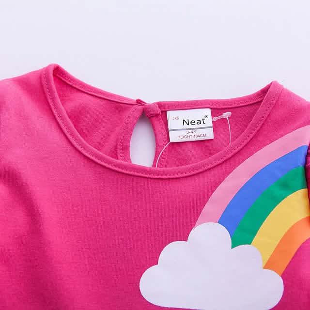 Girls' Unicorn Rainbow Flower Dress Kids' & Baby Clothing - Tophatter Daily Deals