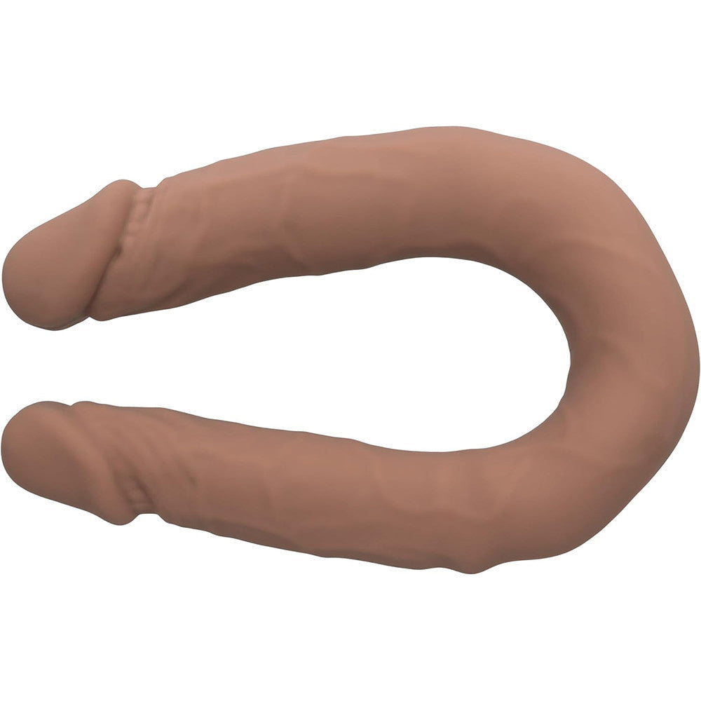 Silicone Studs Bend and Hold Dual Dong (Brown) – 12 Inch Silicone Double-Ended Dildo > Dildos > Double Dildos - Tophatter Daily Deals