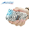 25 Million Volt Rechargeable Stun Gun W/ LED Light & Disable Pin Zebra Print - TOPHATTER'S ARMORY DEALS Collectible Weapons - Tophatter Daily Deals