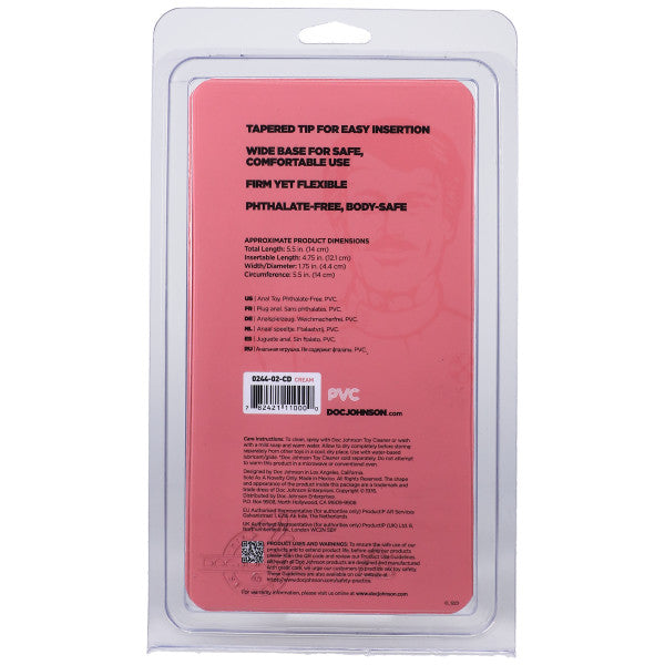 Classic Smooth Butt Plug Medium Flesh Pink > Anal Range > Butt Plugs - Tophatter Daily Deals