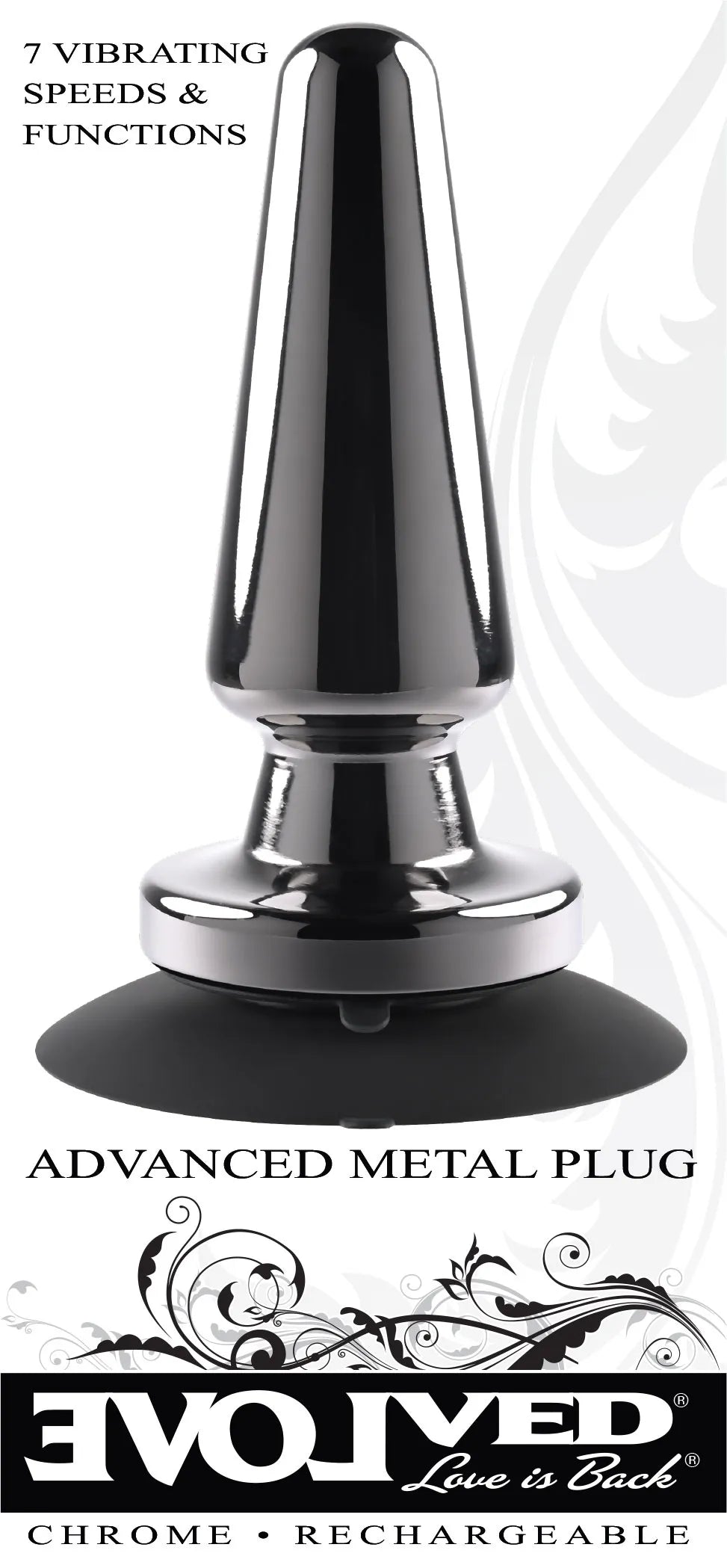 Advanced Metal Plug – 7-Speed Hands-Free Vibrating Butt Plug > Anal Range > Vibrating Butt Plugs - Tophatter Daily Deals