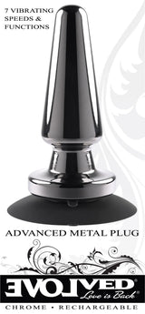 Advanced Metal Plug – 7-Speed Hands-Free Vibrating Butt Plug > Anal Range > Vibrating Butt Plugs - Tophatter Daily Deals