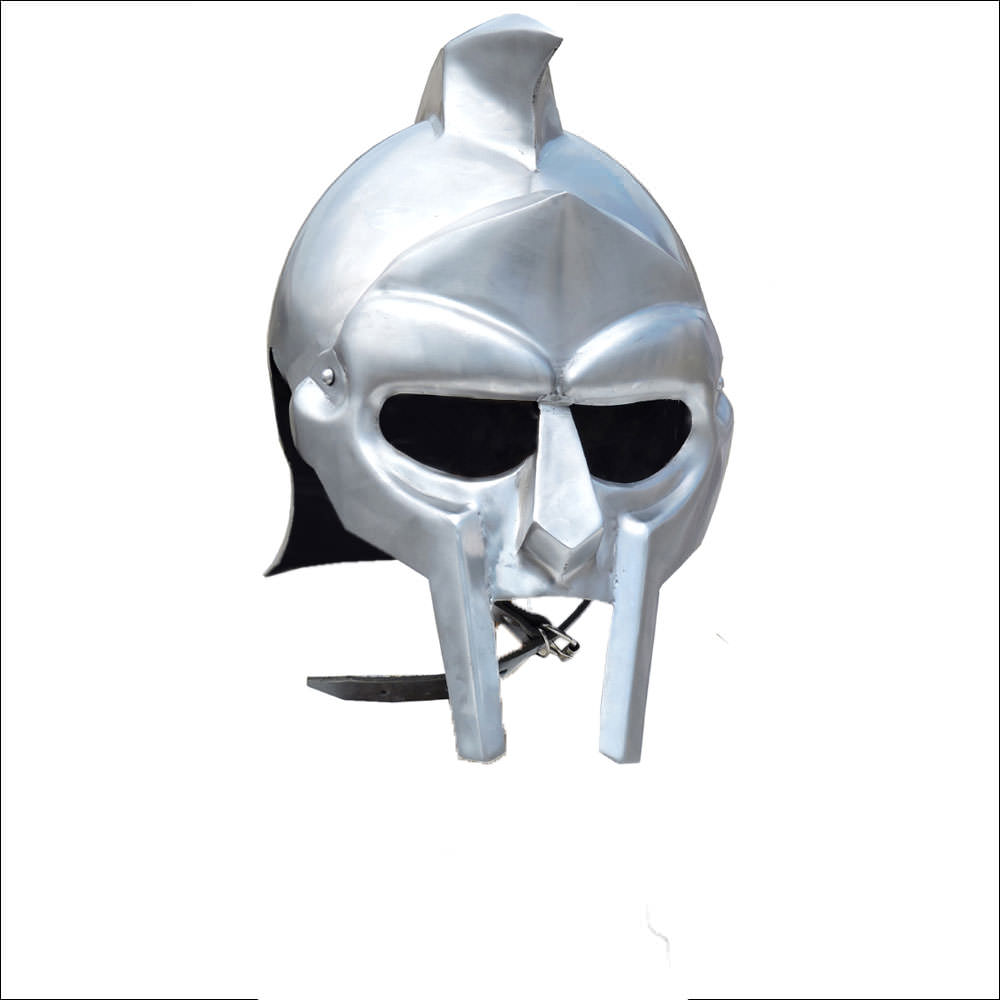 Rhino Armor Gladiator Steel Functional Helmet - Tophatter's Army Products & Self Defense Collectible Weapons - Tophatter Daily Deals