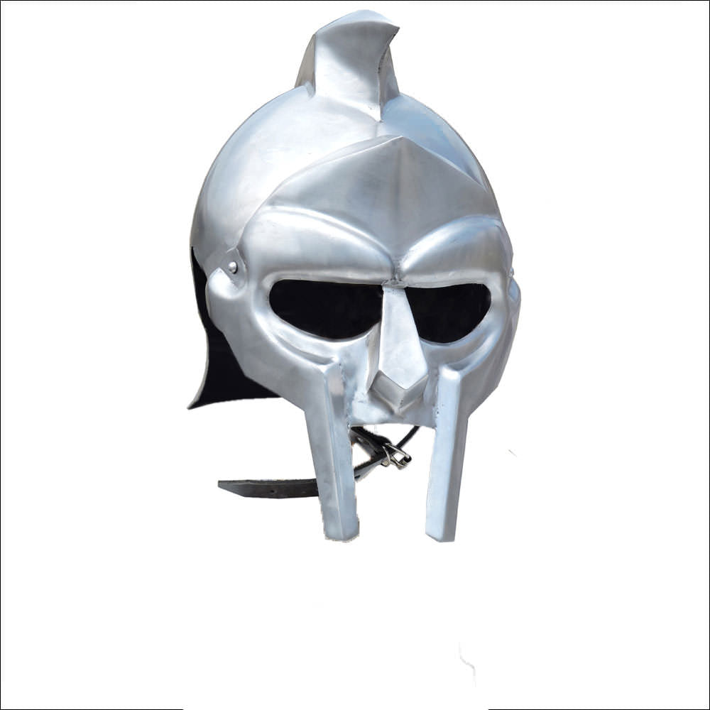 Rhino Armor Gladiator Steel Functional Helmet - Tophatter's Guns'N'Weapons Store - FREE SHIPPING Collectible Weapons - Tophatter Daily Deals