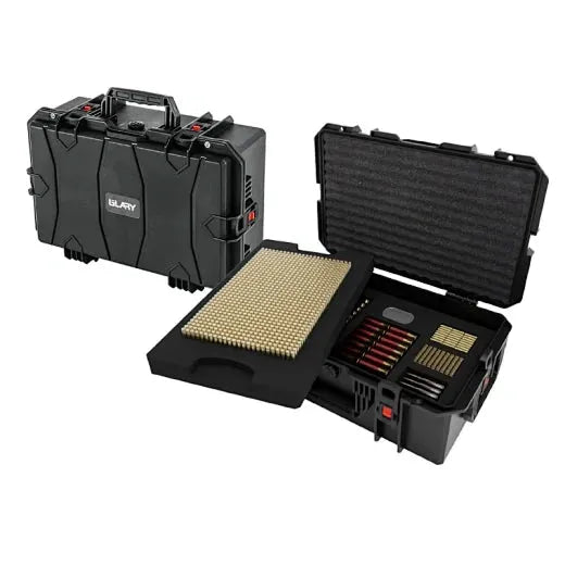 GLARY DELUX STORAGE CASE - BLACK - Tophatter's Army Deals HOLSTERS & BAGS - Tophatter Daily Deals