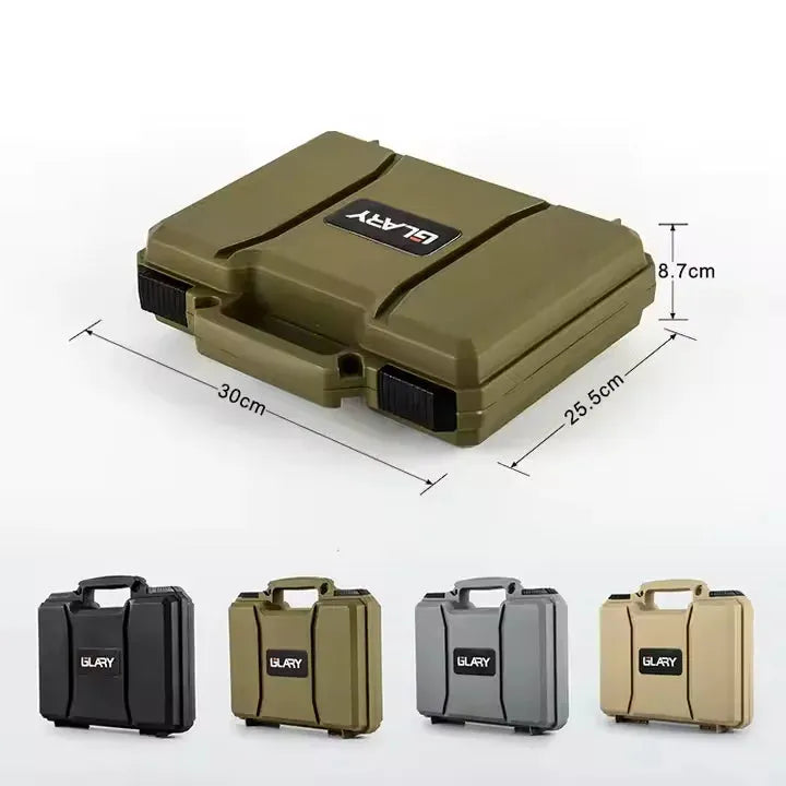 GLARY SINGLE HANDGUN CASE - OLIVE - Tophatter's Army Deals HOLSTERS & BAGS - Tophatter Daily Deals