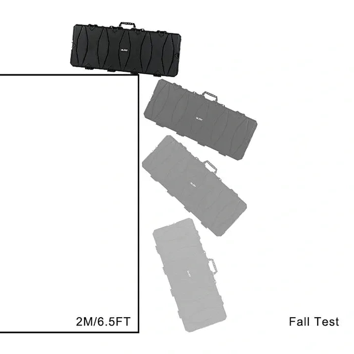 GLARY TACTICAL RIFLE CASE 46" - BLACK - Tophatter's Army Deals HOLSTERS & BAGS - Tophatter Daily Deals