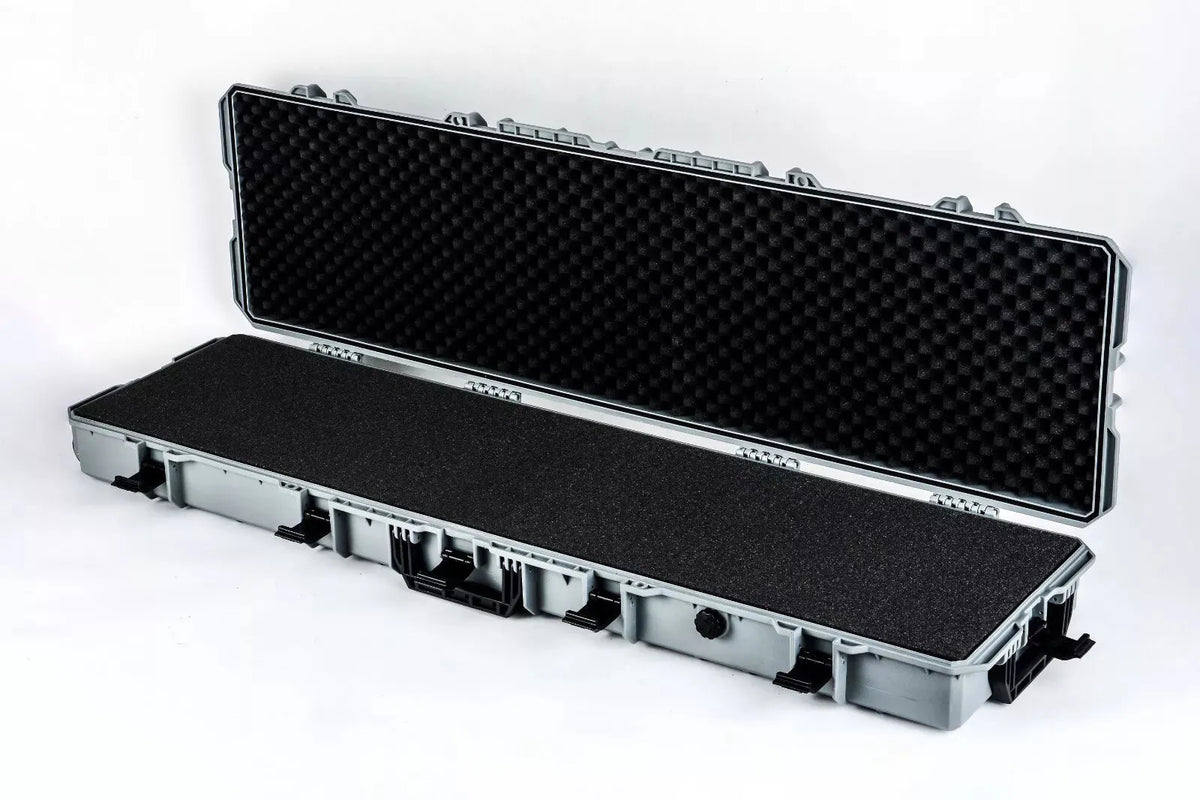 GLARY TACTICAL RIFLE CASE 52" - GREY - Tophatter's Army Deals HOLSTERS & BAGS - Tophatter Daily Deals
