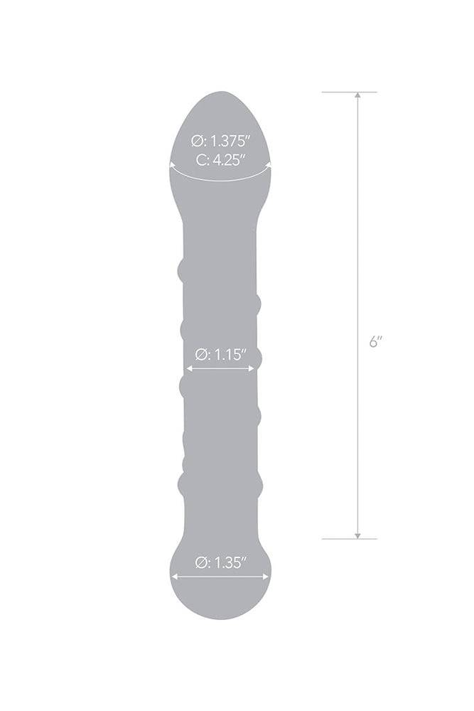 Gläs - Spiral Staircase - 7.25" Full Tip Dildo - Clear/Pink Sex Toy - Tophatter Daily Deals
