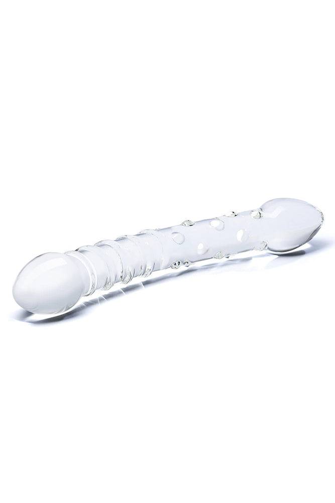Gläs - Double Trouble - 10" Doubled Ended Glass Dildo - Clear Sex Toy - Tophatter Daily Deals