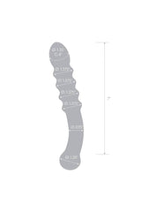 Gläs - Purple Rain - 9" Ribbed Glass Dildo - Purple Sex Toy - Tophatter Daily Deals