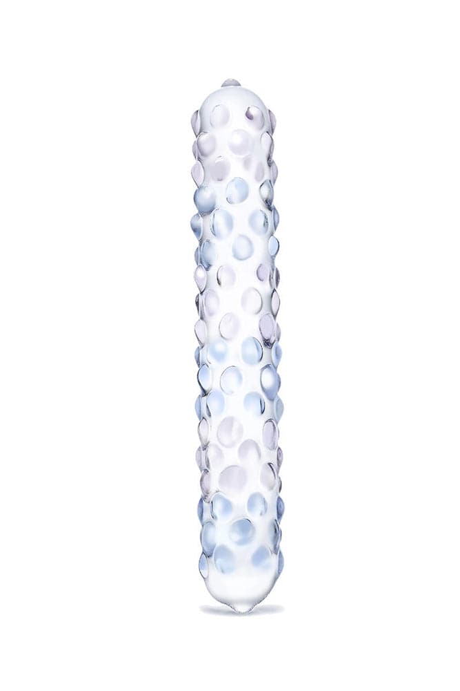 Gläs - Purple Rose - 7" Nubby Dildo - Clear Sex Toy - Tophatter Daily Deals
