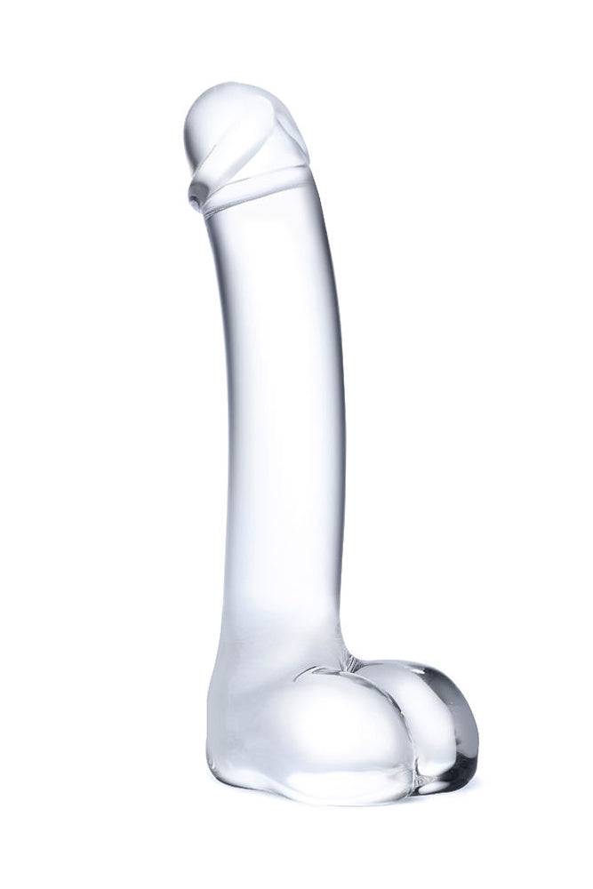 Gläs - Curved Realistic 7" Glass G-Spot Dildo - Clear Sex Toy - Tophatter Daily Deals