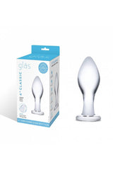 Gläs - Classic - 4'' Glass Butt Plug - Clear Sex Toy - Tophatter Daily Deals