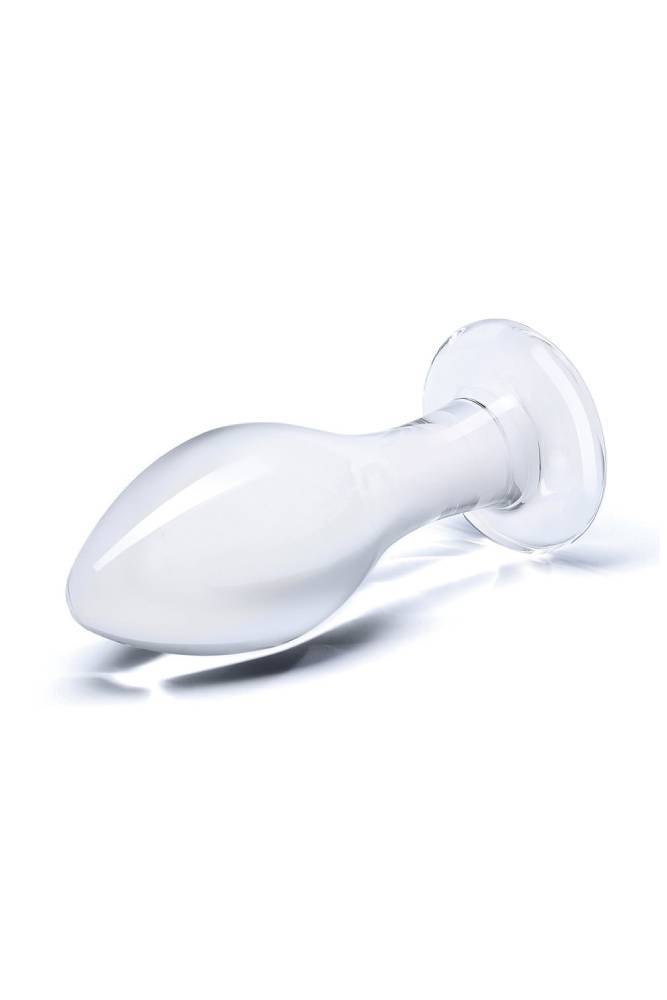 Gläs - Classic - 4'' Glass Butt Plug - Clear Sex Toy - Tophatter Daily Deals