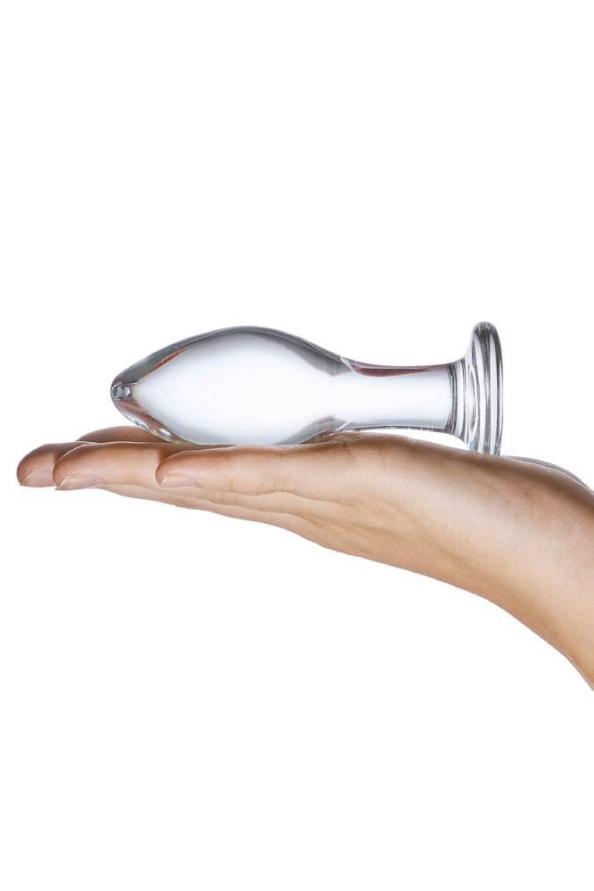 Gläs - Classic - 4'' Glass Butt Plug - Clear Sex Toy - Tophatter Daily Deals