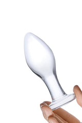 Gläs - Classic - 4'' Glass Butt Plug - Clear Sex Toy - Tophatter Daily Deals