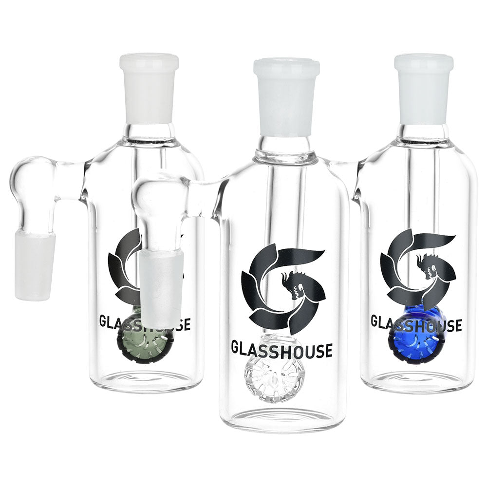 Glasshouse Barrel Perc Ash Catcher Ash Catchers - Tophatter Daily Deals