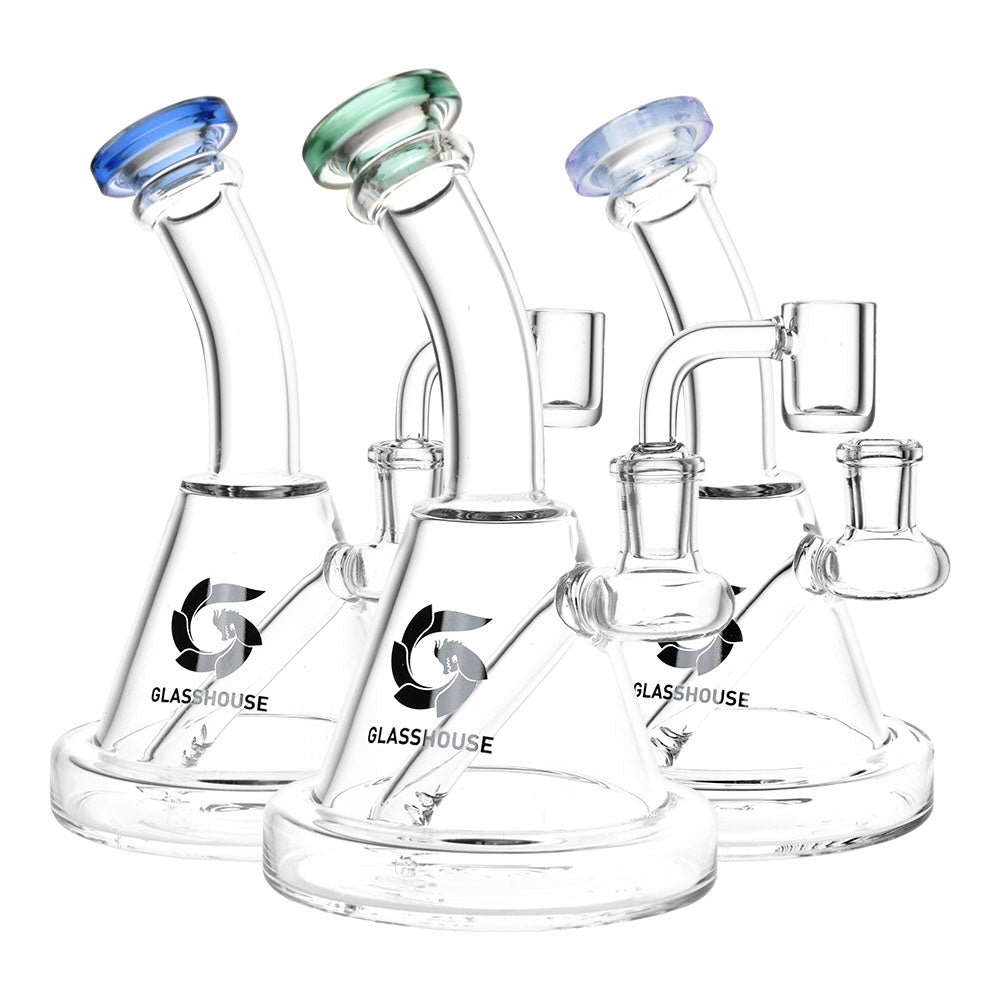 Glasshouse Bent Neck Dab Rig Dab Rigs - Tophatter Daily Deals