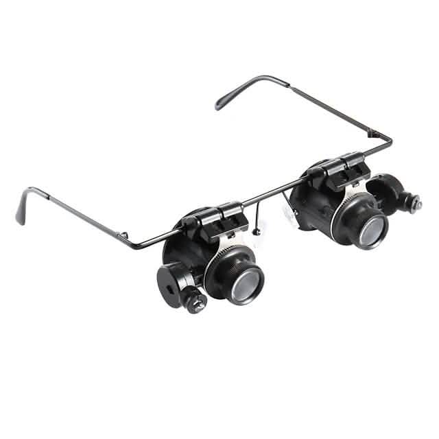 Glasses Type 20X Magnifier With White Led Light School, Office & Art Supplies - Tophatter Daily Deals
