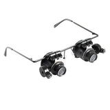 Glasses Type 20X Magnifier With White Led Light School, Office & Art Supplies - Tophatter Daily Deals