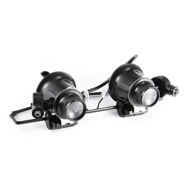 Glasses Type 20X Magnifier With White Led Light School, Office & Art Supplies - Tophatter Daily Deals