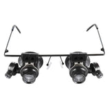 Glasses Type 20X Magnifier With White Led Light School, Office & Art Supplies - Tophatter Daily Deals