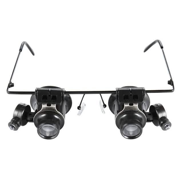 Glasses Type 20X Magnifier With White Led Light School, Office & Art Supplies - Tophatter Daily Deals