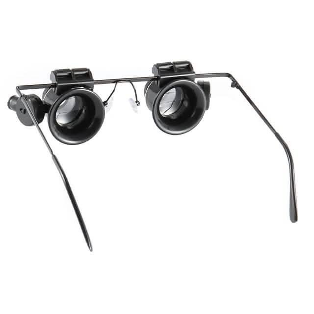 Glasses Type 20X Magnifier With White Led Light School, Office & Art Supplies - Tophatter Daily Deals