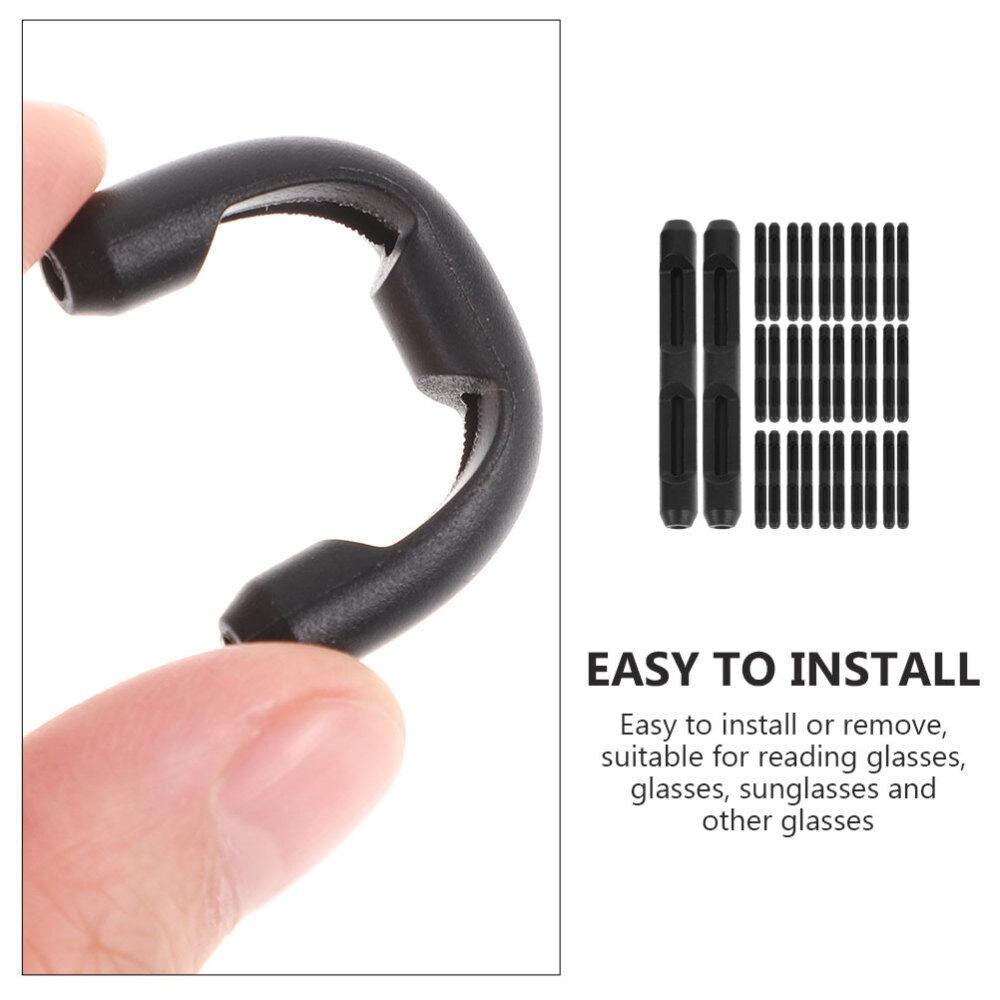 Ear Cushions for Glasses - 10 Pairs Silicon Ear Pads for Eye glasses Eyewear Sleeve Retainer Anti-Slip Ear Hook Holder For Glasses Apparel & Accessories - Tophatter Daily Deals