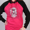 Hot Leathers Sugar Skull Raglan Sweat Shirt Ladies Pull Over Hoodie S2G Hoodies & Sweatshirts - Tophatter Daily Deals
