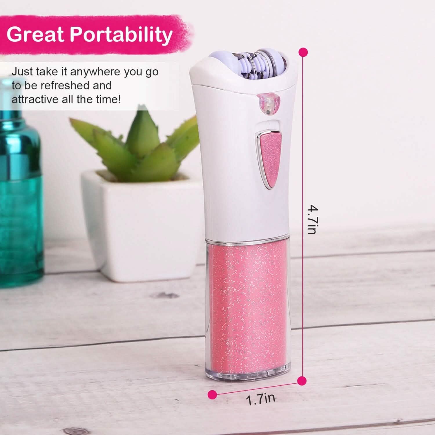 Glide Epilator Women Shaver Facial Body Hair Remover Beauty & Personal Care - Tophatter Daily Deals
